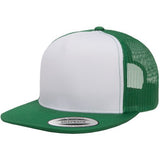YP 6006 Flat Billed Trucker Hat - Custom Embroidery
