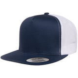 YP 6006 Flat Billed Trucker Hat - Custom Embroidery