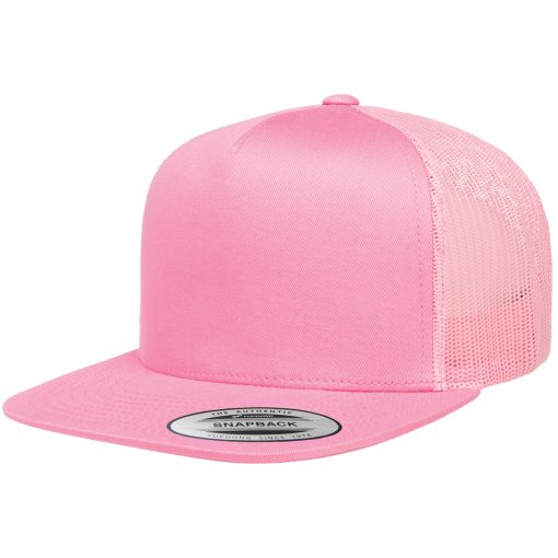 YP 6006 Flat Billed Trucker Hat - Custom Embroidery