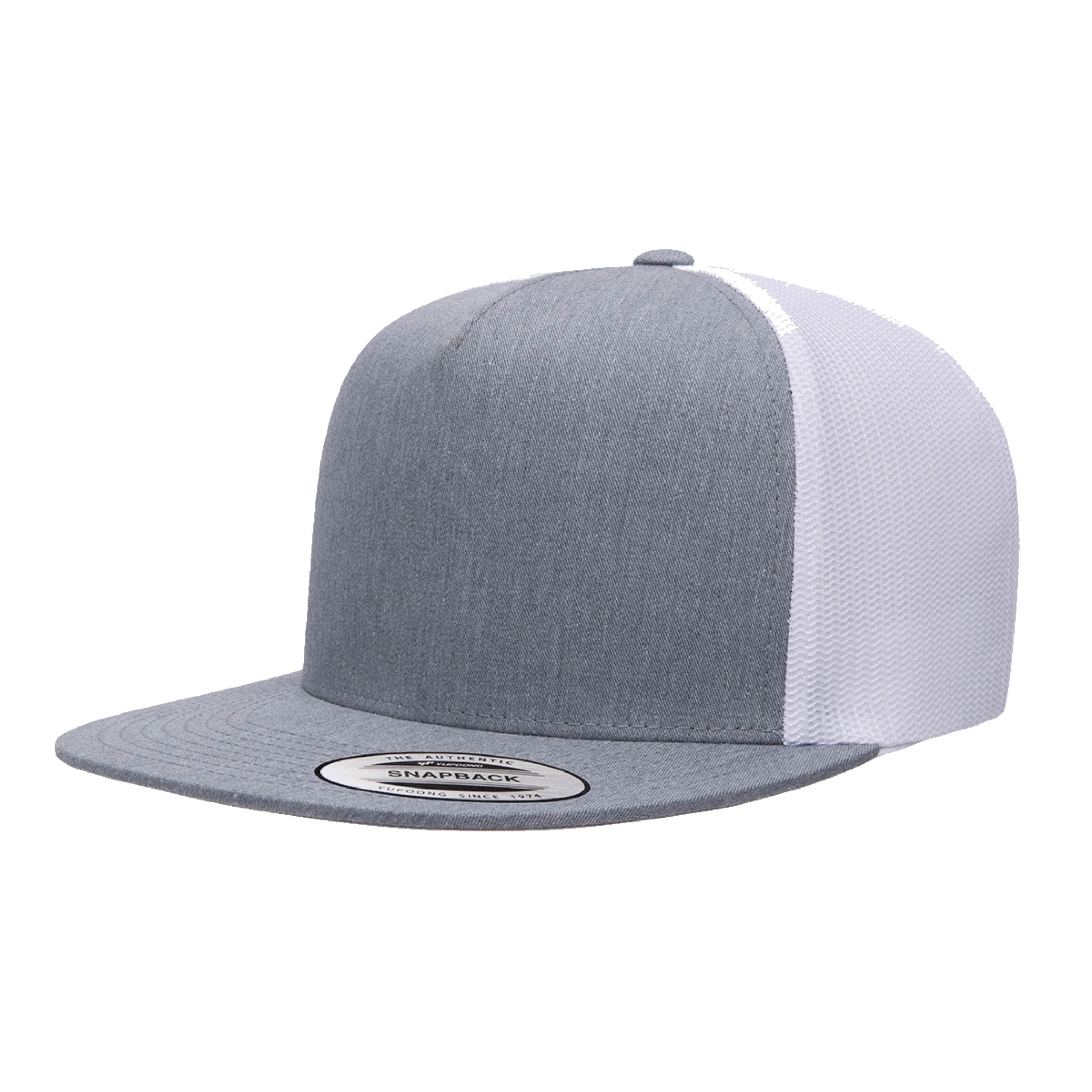 YP 6006 Flat Billed Trucker Hat - Custom Embroidery