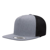 YP 6006 Flat Billed Trucker Hat - Custom Embroidery