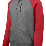 Sport-Tek Raglan Zip Up Hooded Sweatshirt