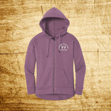District Womens Perfect Weight Hoodie Drop Shoulder Sweatshirt - Custom Embroidery