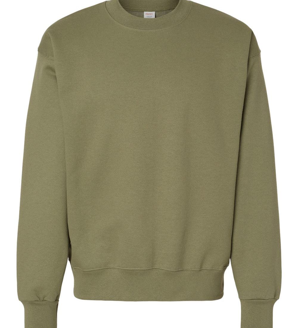 Hanes Ultimate Cotton Crewneck Sweatshirt - Custom Embroidery