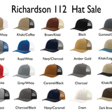 Hat Pack Special - 15 hats for a special price - Save $100 bucks....
