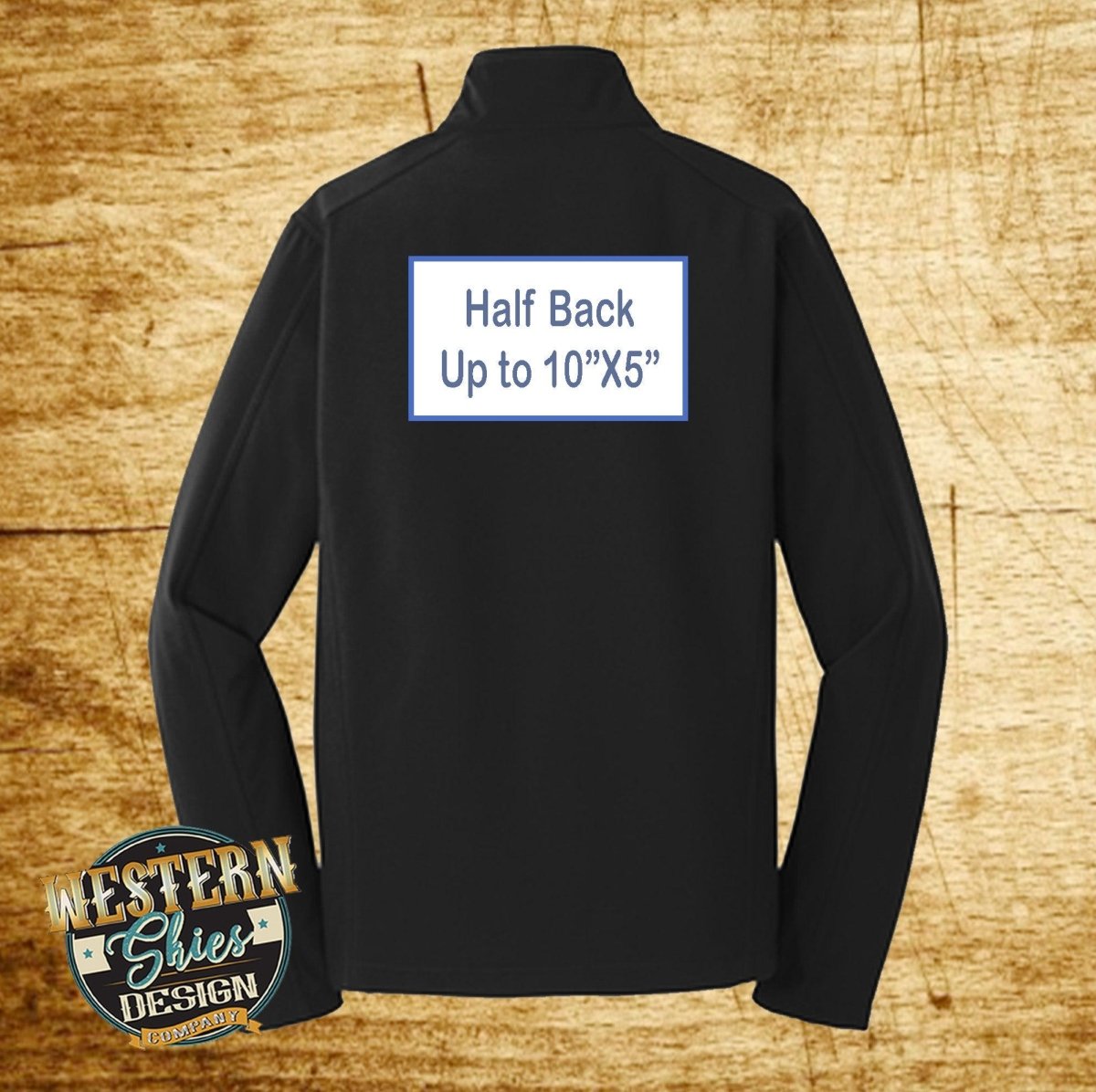 Add on Embroidery - Jacket Backs - Western Skies Design Company