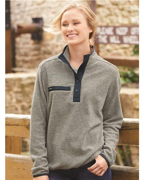 Dri Duck Denali Mountain Women's Fleece Pullover Sweatshirt - Western Skies Design Company