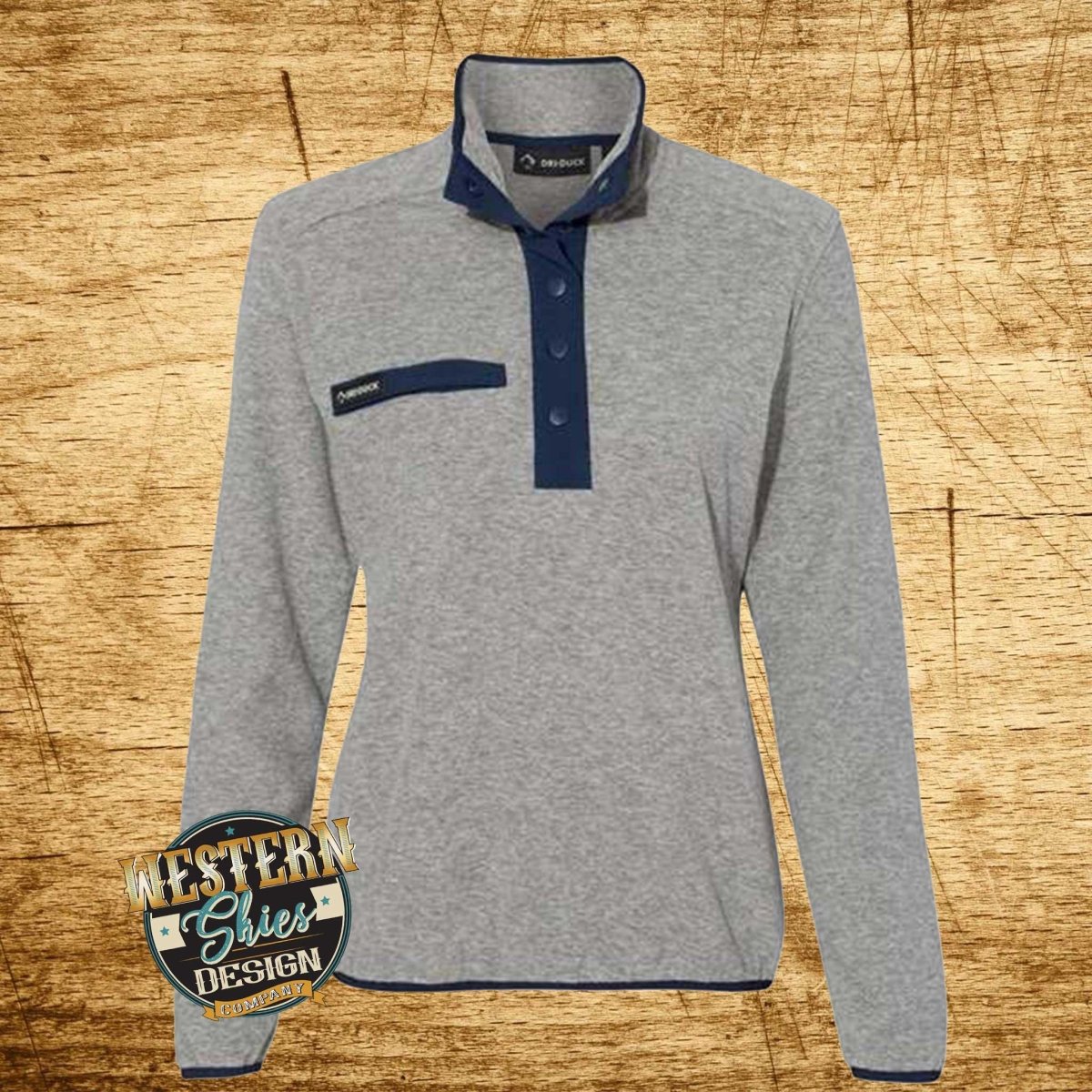 Dri Duck Denali Mountain Women's Fleece Pullover Sweatshirt - Western Skies Design Company