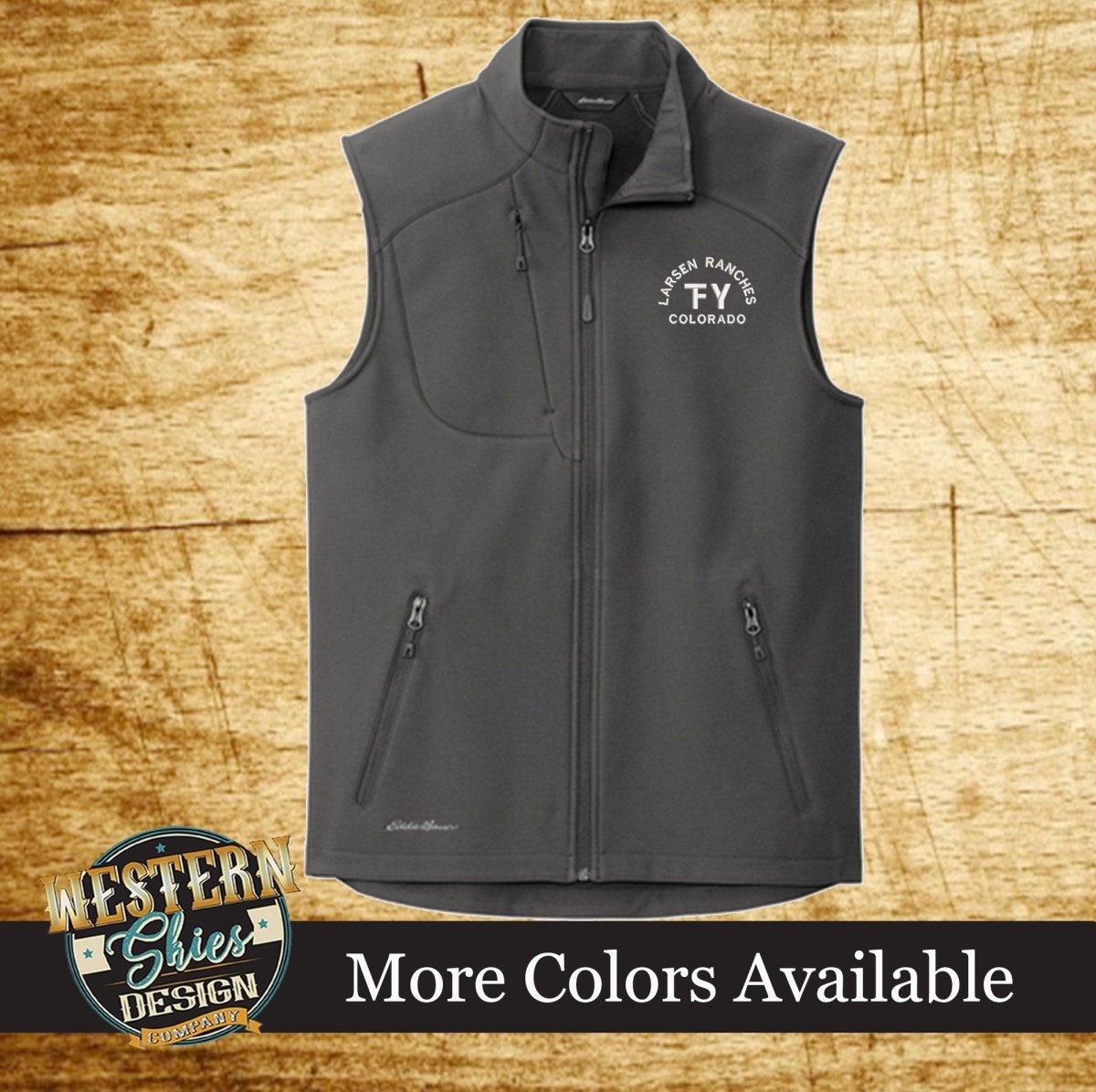 Eddie Bauer® Stretch Soft Shell Vest - Western Skies Design Company