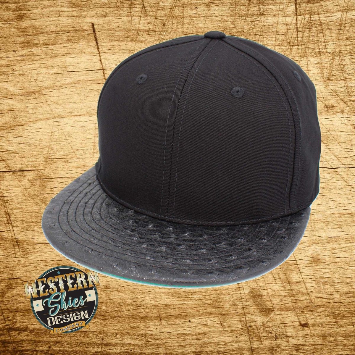 KB Faux Ostrich Bill Snapbacks - Western Skies Design Company