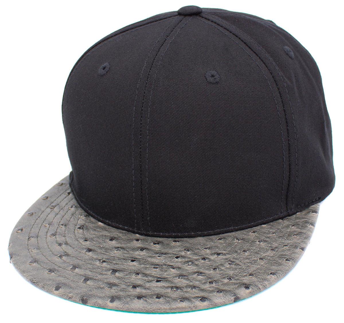 KB Faux Ostrich Bill Snapbacks - Western Skies Design Company