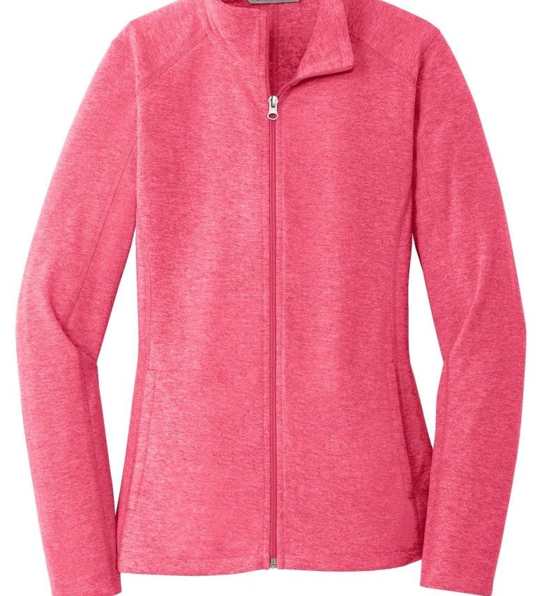 Port Authority® Ladies Heather Microfleece Full-Zip Jacket - Western Skies Design Company