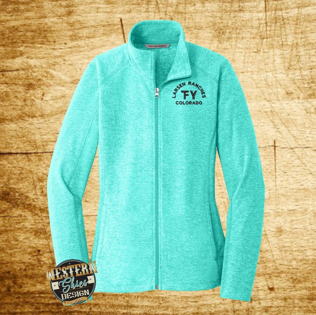 Port Authority® Ladies Heather Microfleece Full-Zip Jacket - Western Skies Design Company