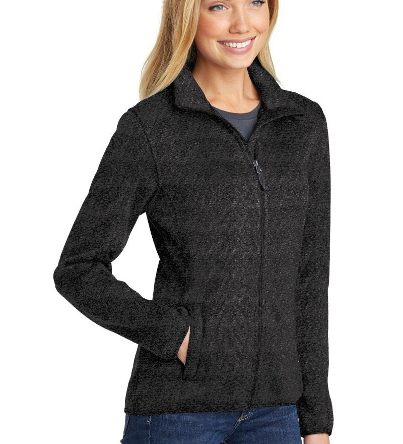 Port Authority® Women's Sweater Fleece Jacket - Western Skies Design Company