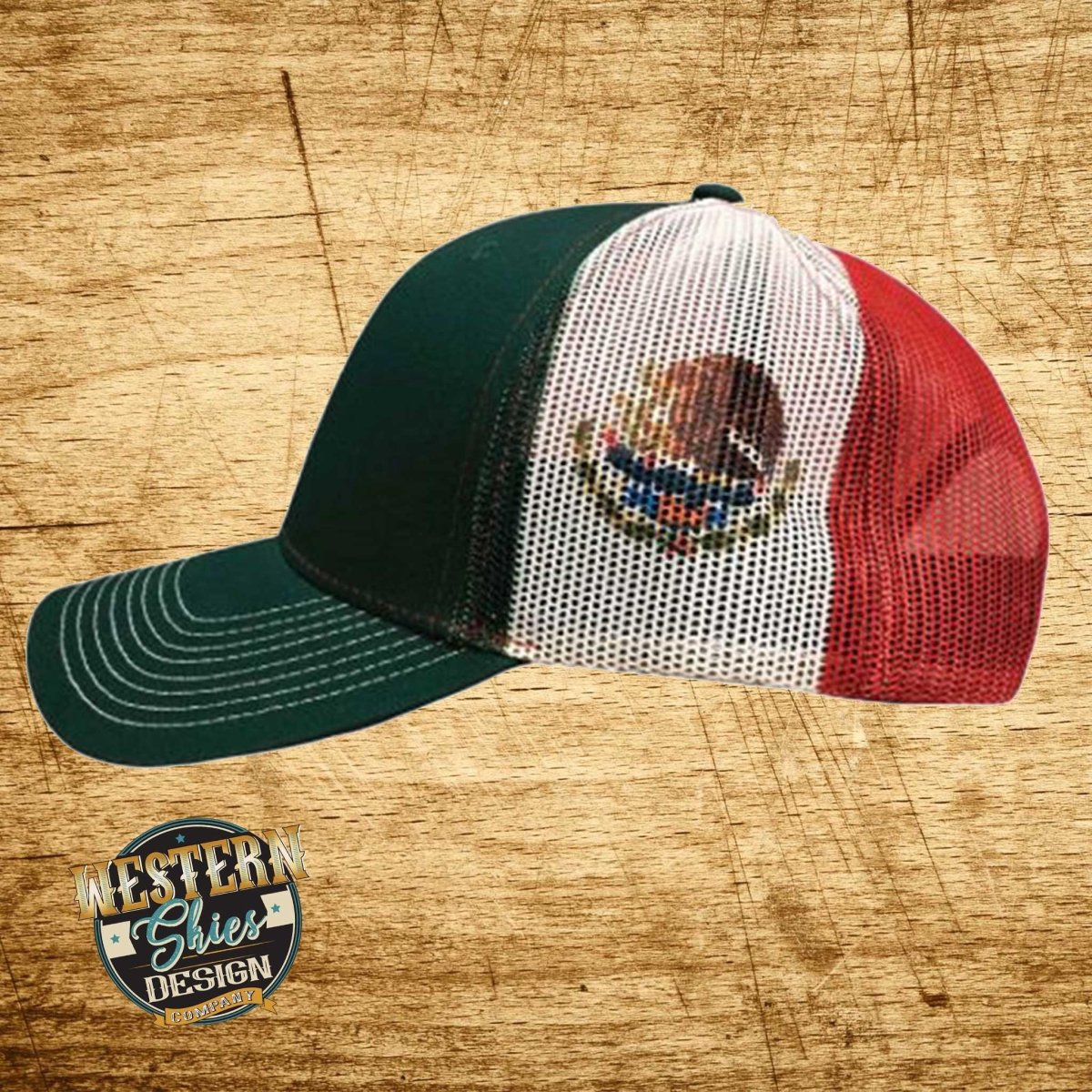 Printed Mesh Trucker Snapbacks - Western Skies Design Company