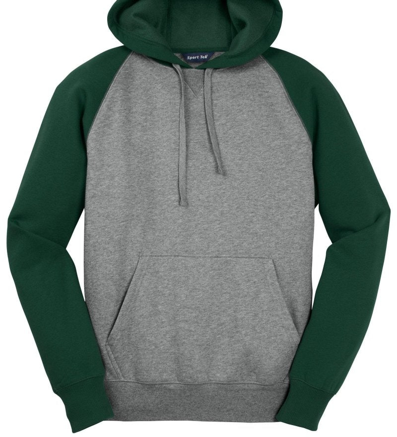 Sport-Tek® Raglan Colorblock Pullover Hooded Sweatshirt - Western Skies Design Company